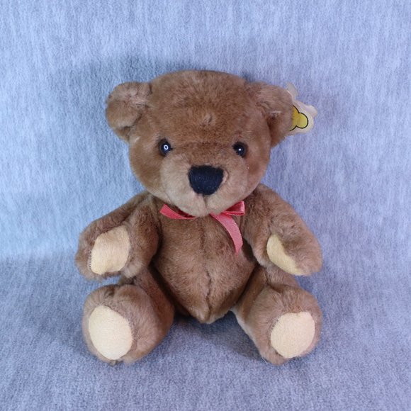 DAKIN Teddy‎ Bear "Christopher" Plush 7" Sitting Vintage 1981 Stuffed Animal New - Picture 4 of 5